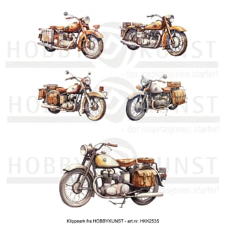 Klippeark - Vintage motorsykkel