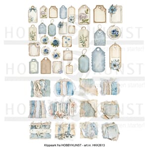 Klippeark - Blå journaling