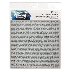 Simon Hurley - Typewriter Background Stamp