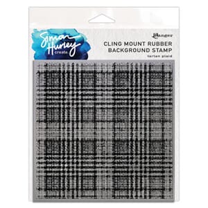 Simon Hurley - Tartan Plaid Background Stamp