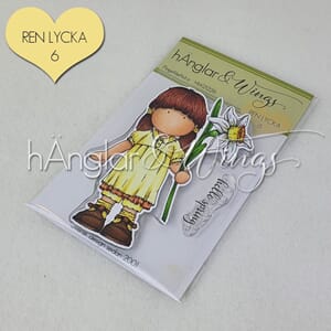 hÄnglar & Wings: Pingstliljeflicka Clear stamps