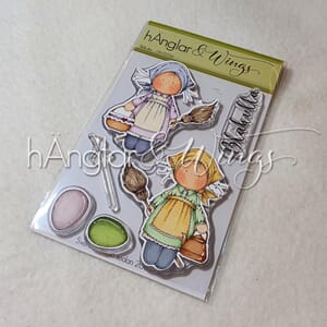 hÄnglar & Wings: Blåkullor Clear stamps