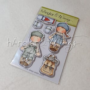 hÄnglar & Wings: Friluftsfika Clear stamps