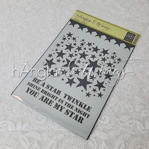 hÄnglar & Wings: Stjärnor / Stars Stencil