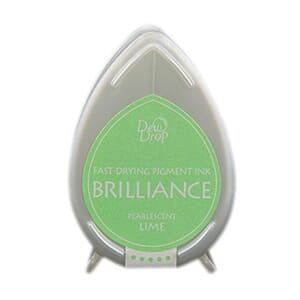 Brilliance Dew Drop - Pearlescent Lime Pigment Ink Pad