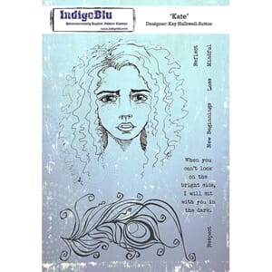 IndigoBlu: Kate Cling Stamps, str 200x140mm, 8/Pkg