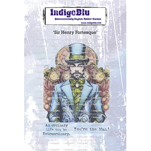 IndigoBlu - Sir Henry Fortescue A6 Rubber Stamps