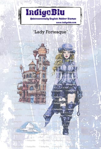 IndigoBlu - Lady Fortescue A6 Rubber Stamps