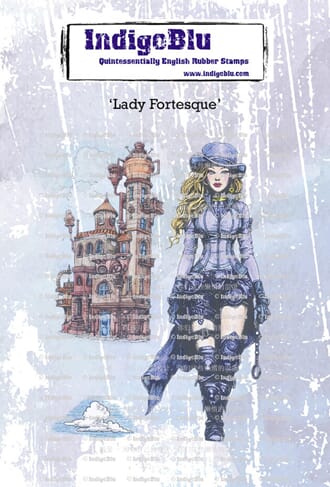 IndigoBlu - Lady Fortescue A6 Rubber Stamps