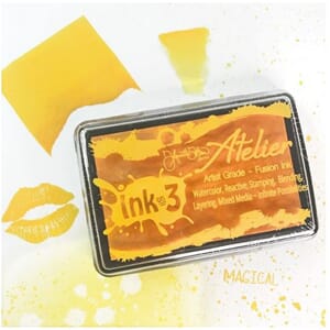 Inkon3: Atelier Bee Sting Yello - Artist Grad Fusion Ink Pad