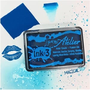 Inkon3: Atelier Peacock Blue - Artist Grad Fusion Ink Pad
