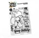 Inkon3: Fox and Bunny Hugs Clear Stamps, 3x4 inch