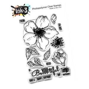 Inkon3: BeYOUtiful Clear Stamps, 4x6 inch