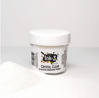 Inkon3: Crystal Clear Ultra Fine Embossing Powder