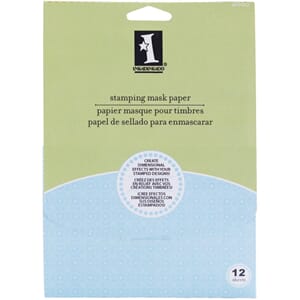 Inkadinkado: Stamping Mask Paper, 7x5, 12/Pkg