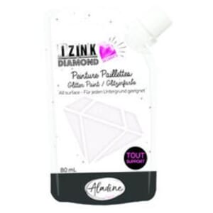 Izink: Pearly 24 Carats Diamond Glitter Paint, 80 ml