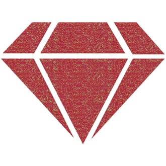 Izink: Red 24 Carats Diamond Glitter Paint, 80 ml