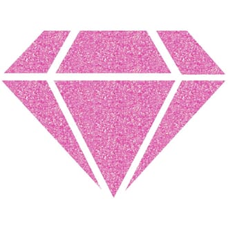 Izink: Pink 24 Carats Diamond Glitter Paint, 80 ml