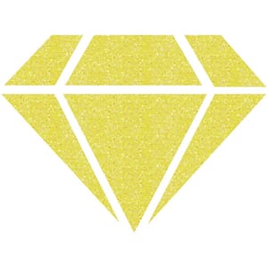Izink: Yellow 24 Carats Diamond Glitter Paint, 80 ml
