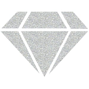 Izink: Silver 24 Carats Diamond Glitter Paint, 80 ml
