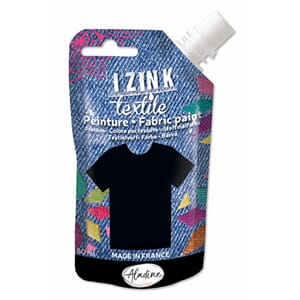 Izink - Textile Noir Astrakan Fabric Paint