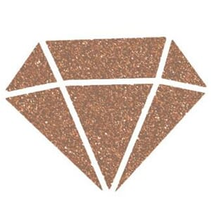 Izink: Gold Copper Diamond Glitter Paint, 80 ml