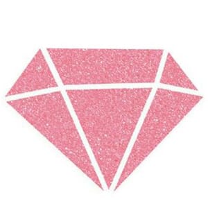 Izink: Coral Diamond Glitter Paint, 80 ml