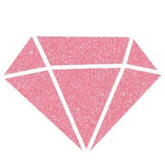 Izink: Coral Diamond Glitter Paint, 80 ml