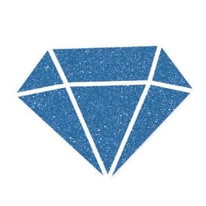 Izink: Blue Diamond Glitter Paint, 80 ml