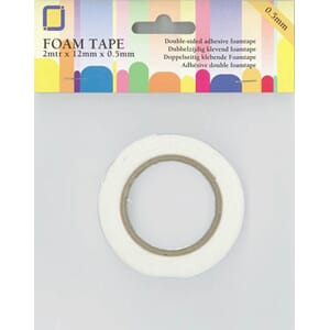 3D Foam Tape, 2 m x 12 mm x 0,5 mm
