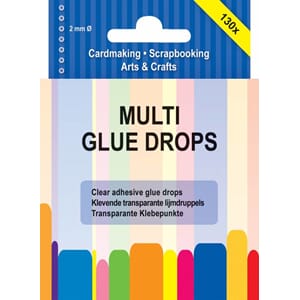 Glue Dots - 2 mm, Multi Glue Drops