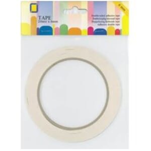 Dobbeltsidig tape, bredde 6 mm, 20 meter
