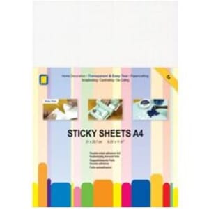 JEJE Produkt - Doublesided Sticky sheets, str A4, 5 stk