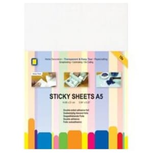 JEJE Produkt - Doublesided Sticky sheets, str A5, 10 stk