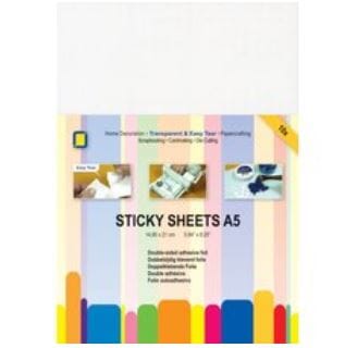 JEJE Produkt - Doublesided Sticky sheets, str A5, 10 stk