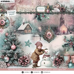 Studio Light - Jenine's Christmas Blush Collage Paper Pad