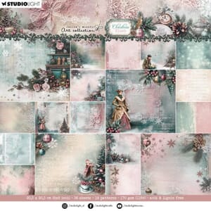 Studio Light - Jenine's Christmas Blush BackgroundsPaper Pad