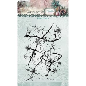 Studio Light - Christmas Blush Clear Stamp Winter Crackle
