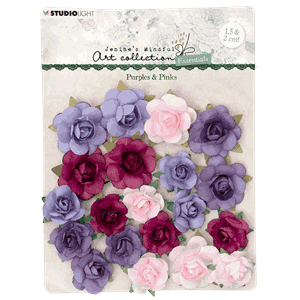 Studio Light - Purples & Pinks Essentials Paper Flowers