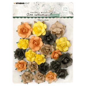 Studio Light - Warm Colors Essentials Paper Flowers