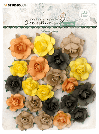 Studio Light - Warm Colors Essentials Paper Flowers