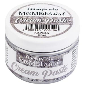 Stamperia - Silver Metallic Cream Paste, 150ml