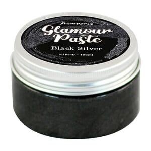 Stamperia - Black Silver Glamour Paste, 100ml