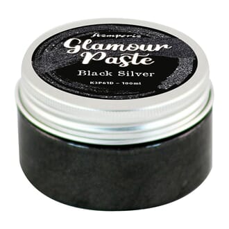 Stamperia - Black Silver Glamour Paste, 100ml