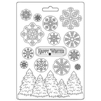 Stamperia - Soft Mould A5 Happy Winter