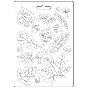 Stamperia - Whispering Woods A5 Soft Mould Leaves