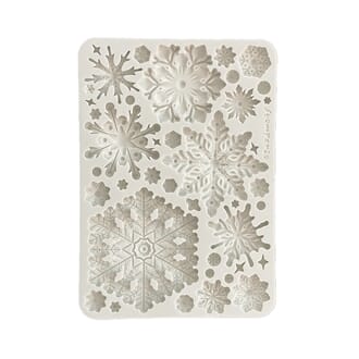 Stamperia - Snowflakes Dewdrops A5 Silicon Mould