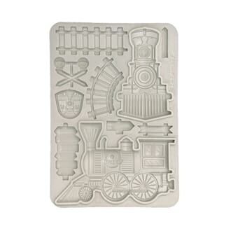Stamperia - Train Silicon Mould Art of Travelling