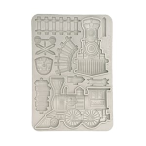 Stamperia - Train Silicon Mould Art of Travelling