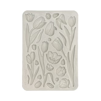 Stamperia - Tulips Silicon Mould Art of Travelling